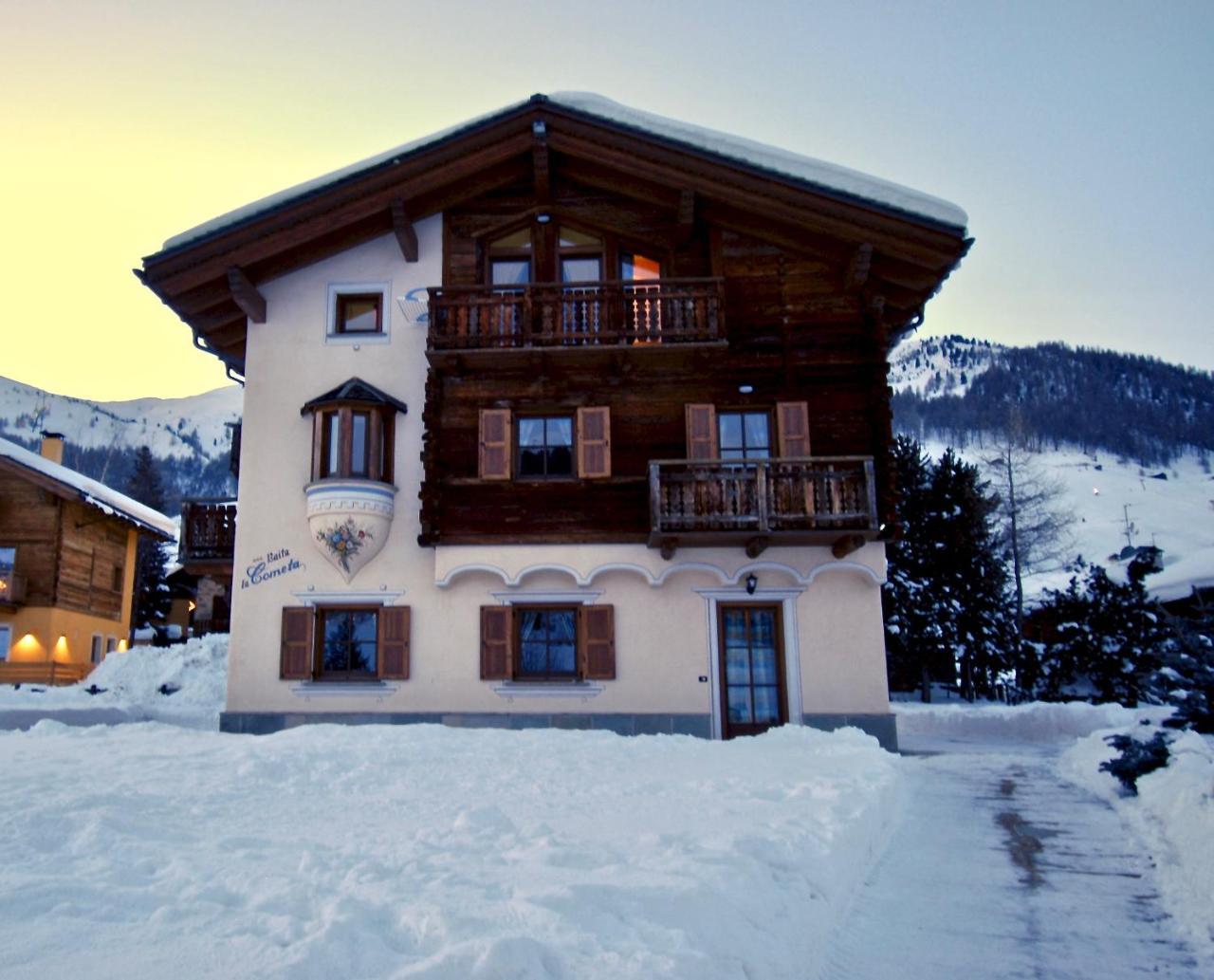 Baita La Cometa Livigno Kültér fotó